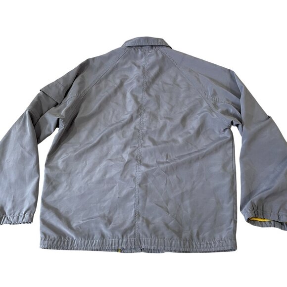 Vintage Levi's Silvertab Jacket Mens Medium Gray 90s Y2K Urban Style Windbreaker - Picture 5 of 5